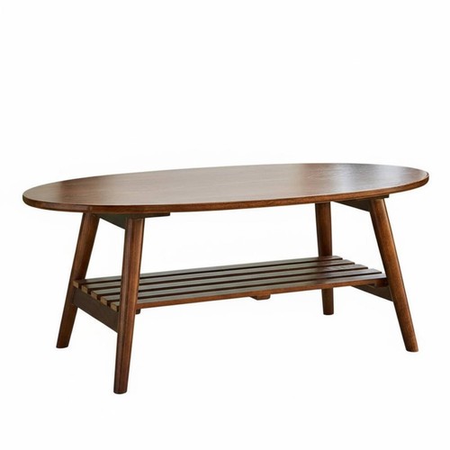 Two tier oval coffee table - two-tier,