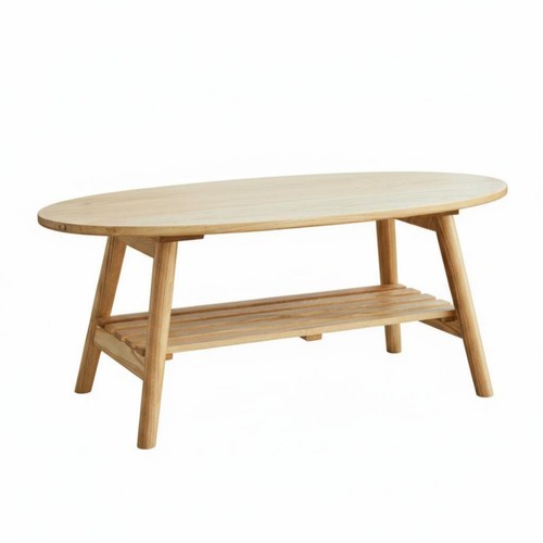 Two tier oval coffee - oval, table
