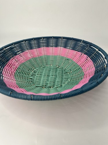 Nautical colored round basket - colored,