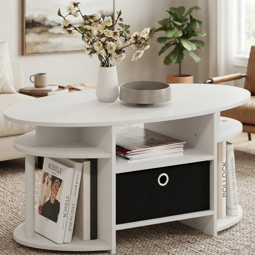 Stylish white coffee table - stylish,