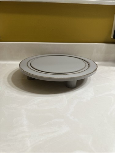 Round wood decorative tray - round,
