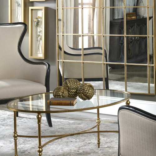 Forged gold leaf iron base - forged,