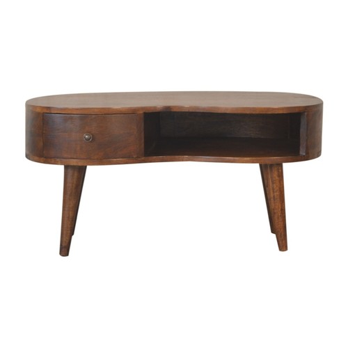 Solid mango wood chestnut - mango, wave
