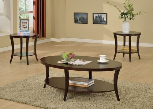 Pieces table set oval - 3, set,