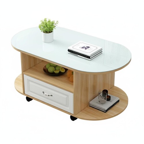 Sleek oval coffee table - sleek,