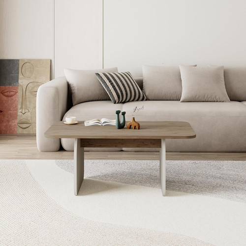 Coffee table 100cm - coffee, centre