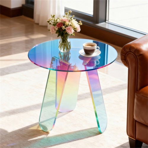 Minimal coffee table - coffee, clear