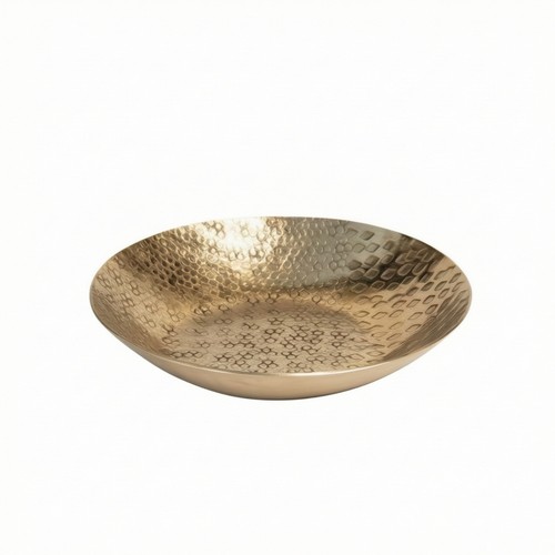 Tray with hammered - hammered, texture